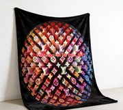 Gradient Monogram LV Flannel Couch Blanket 444